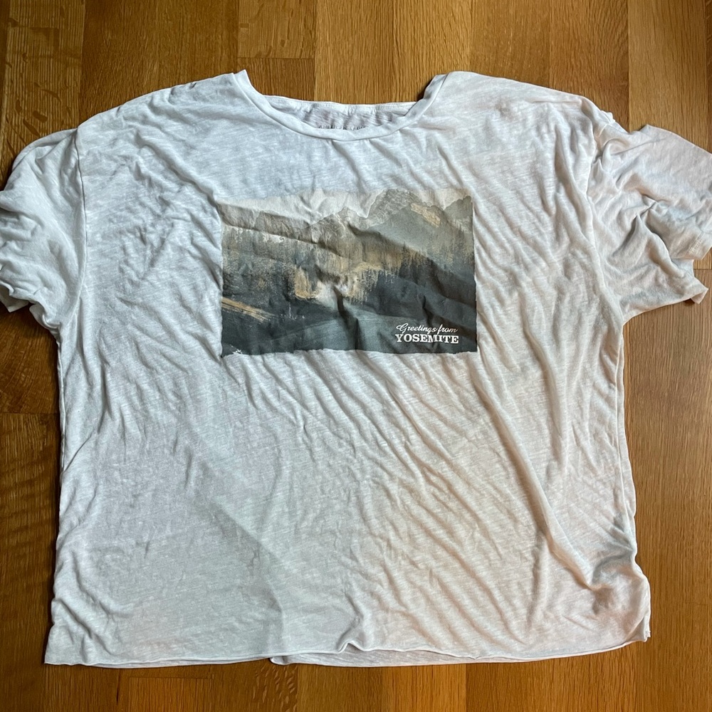 White American Eagle Graphic Tee